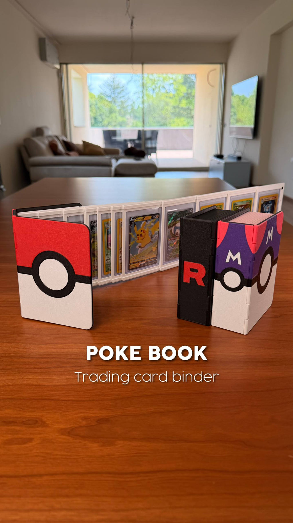 Poke Book | Trading Card Binder w/Top Loaders Included