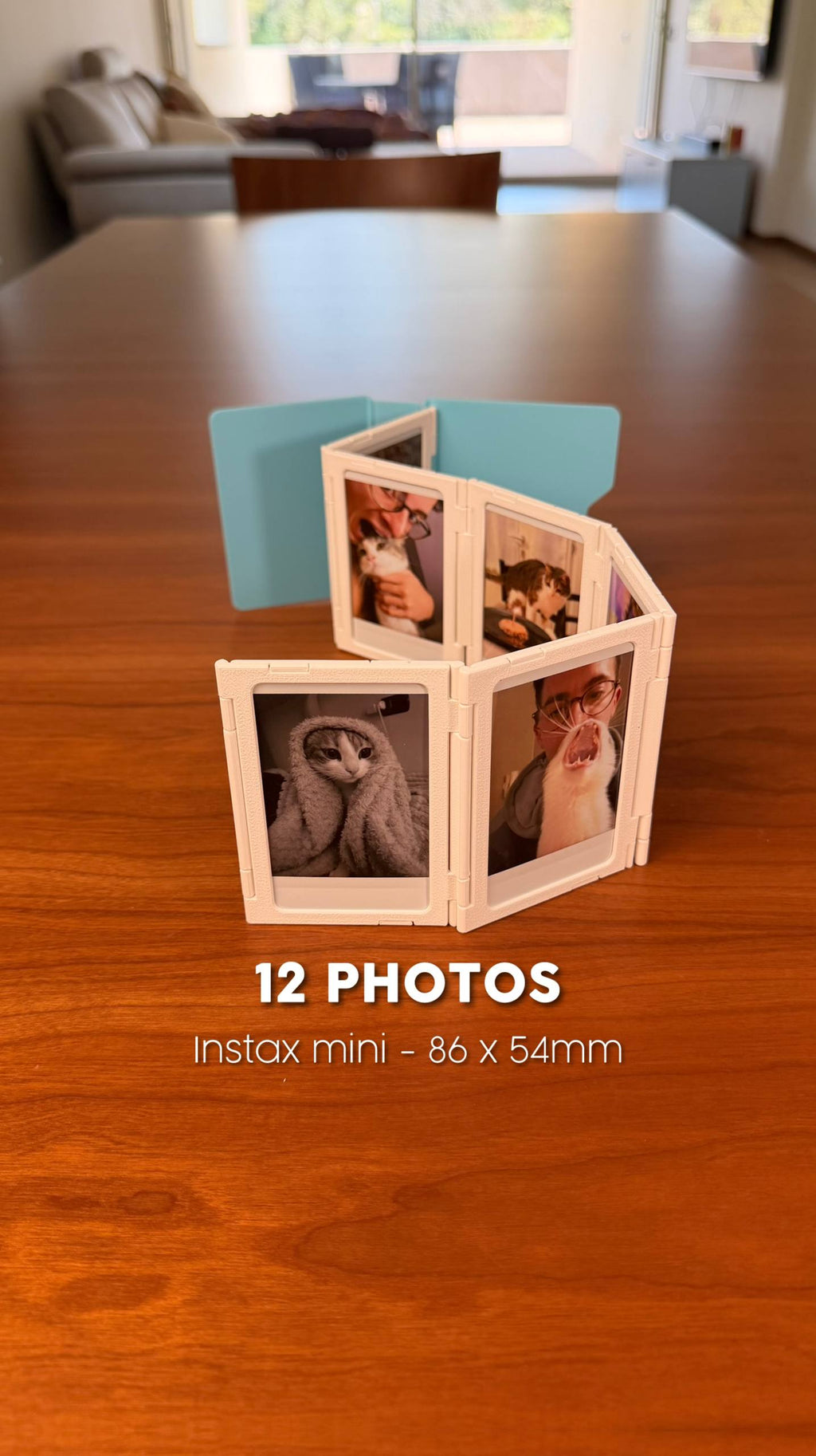 Open Folder - Desktop Instant Photo Album w/Base
