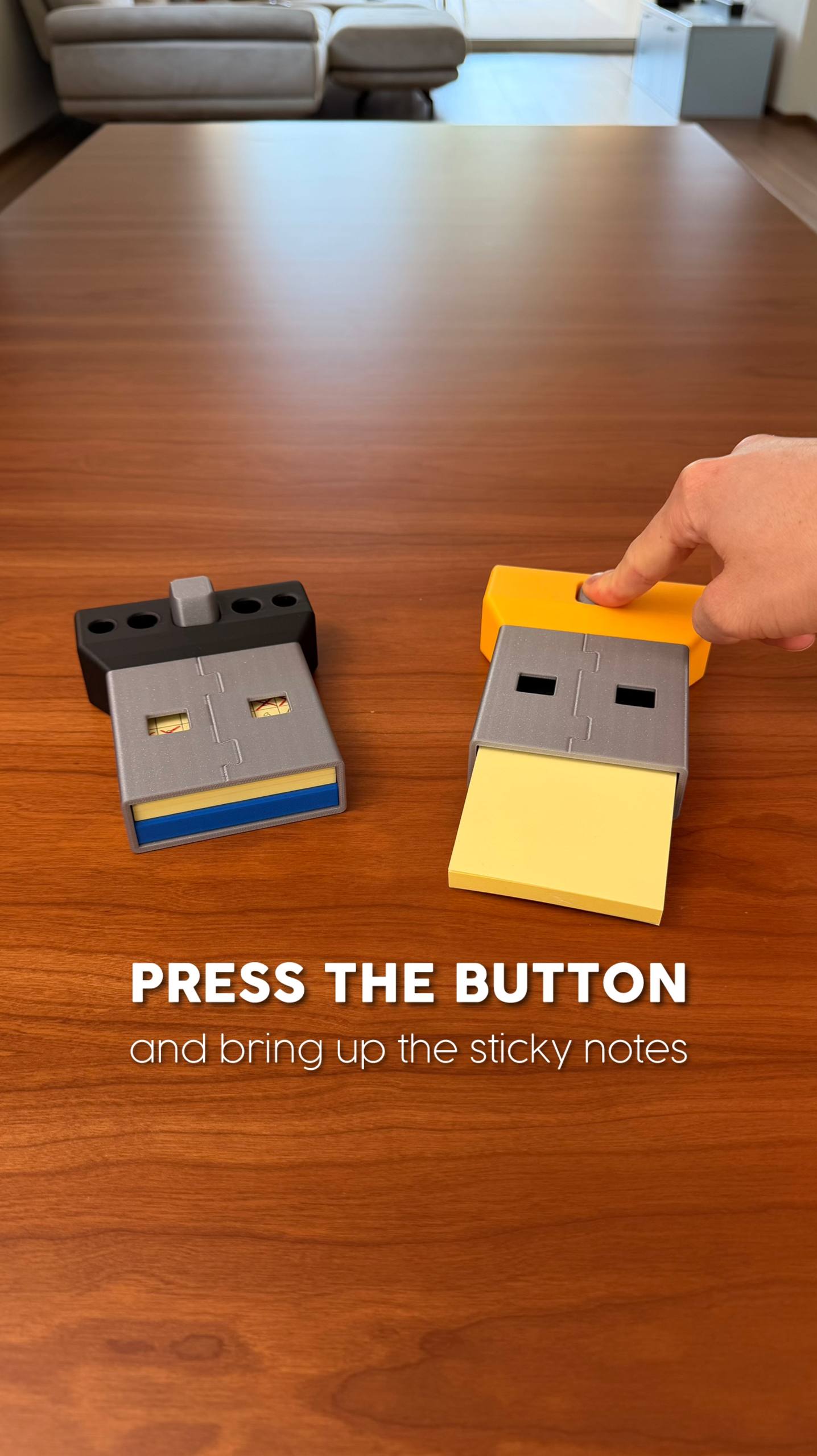 USB NOTE - STICKY NOTE HOLDER & STENCILS