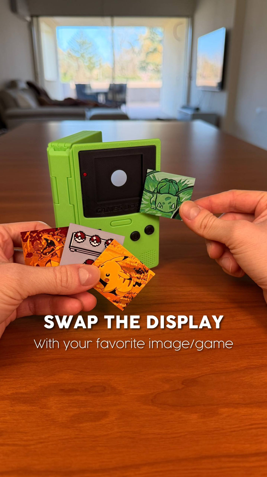 Gameboy Inspired Switch Game & Micro SD Card Holder
