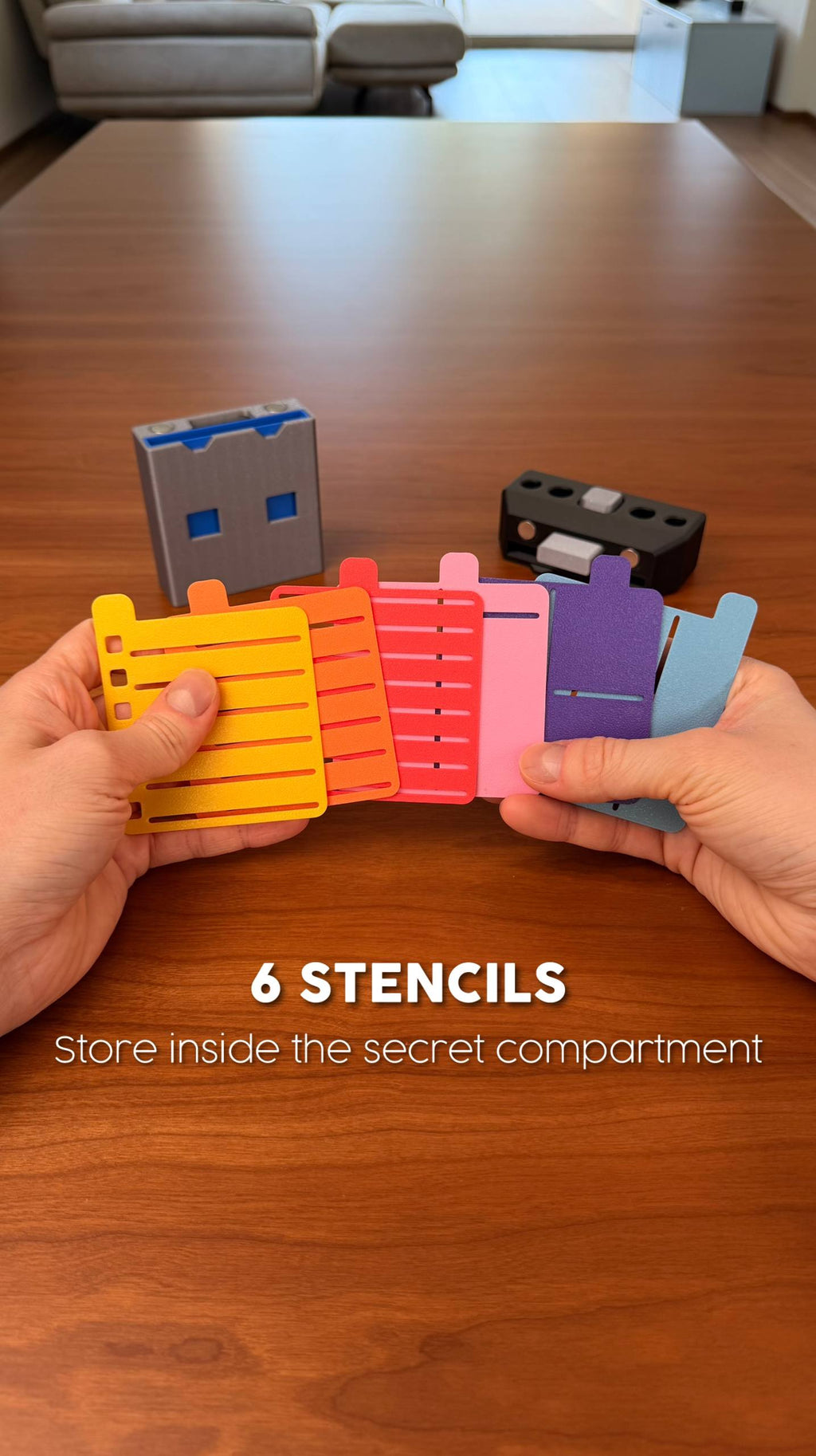 USB NOTE - STICKY NOTE HOLDER & STENCILS