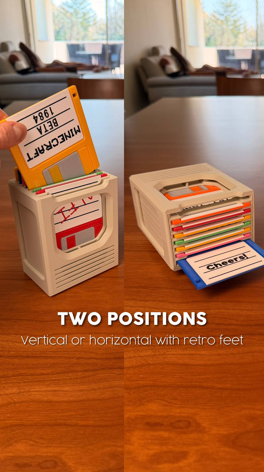Floppy Disk Retro Tech Coaster Holder
