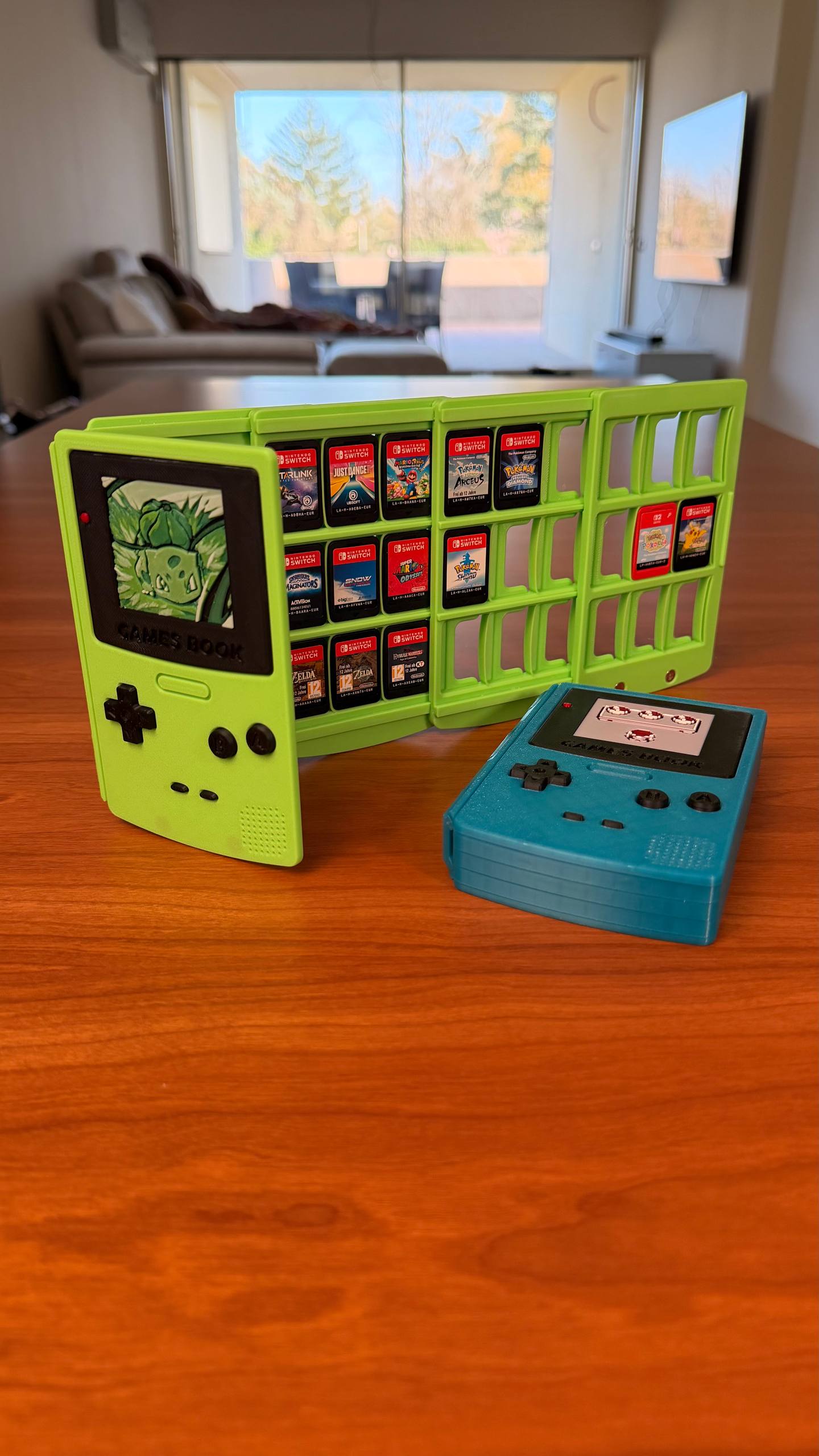 Gameboy Inspired Switch Game & Micro SD Card Holder
