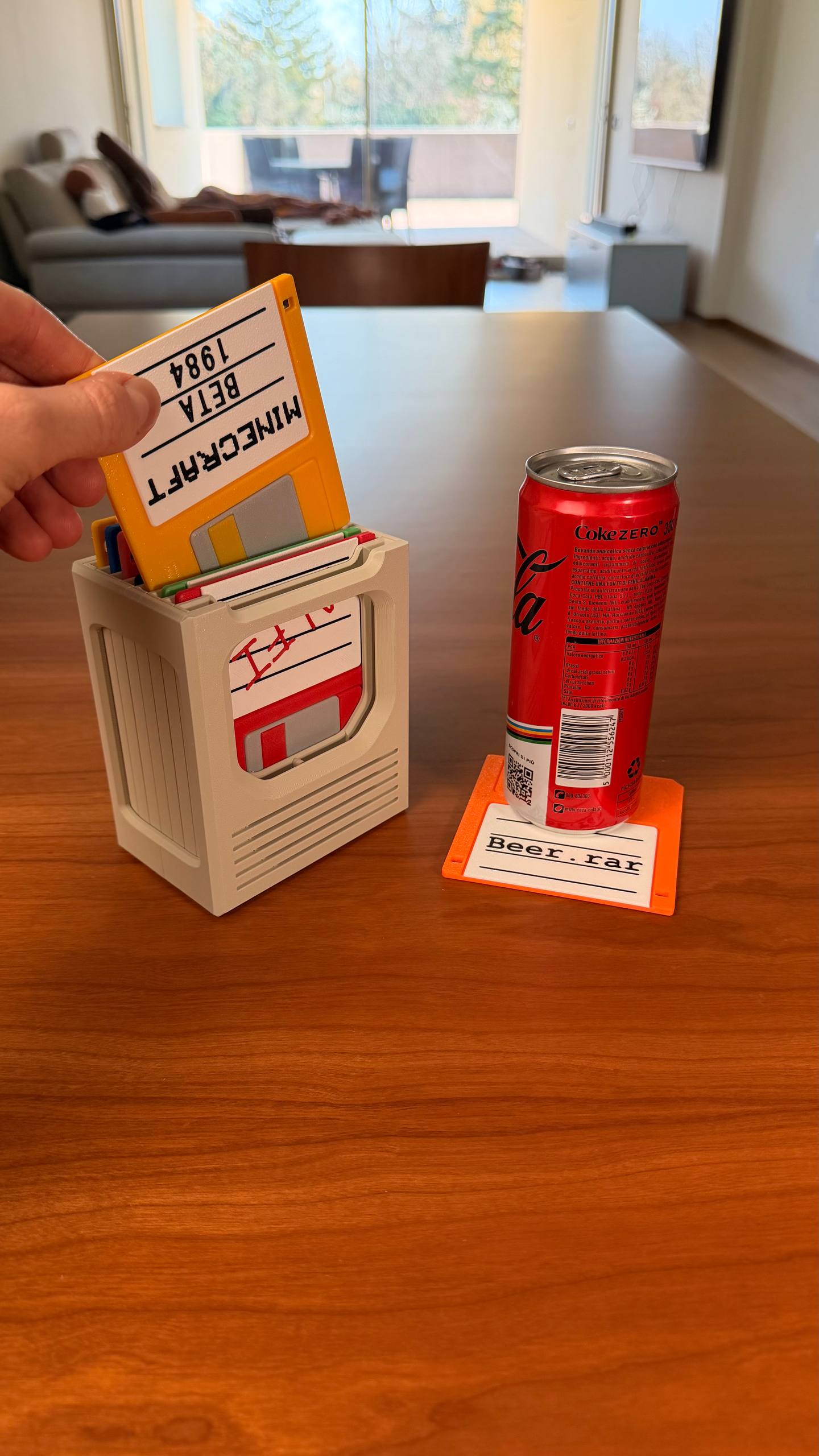 Floppy Disk Retro Tech Coaster Holder