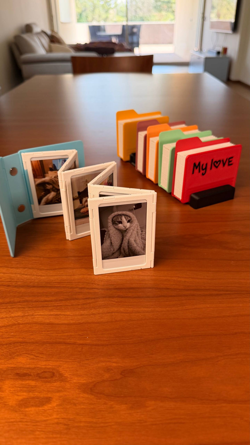 Open Folder - Desktop Instant Photo Album w/Base