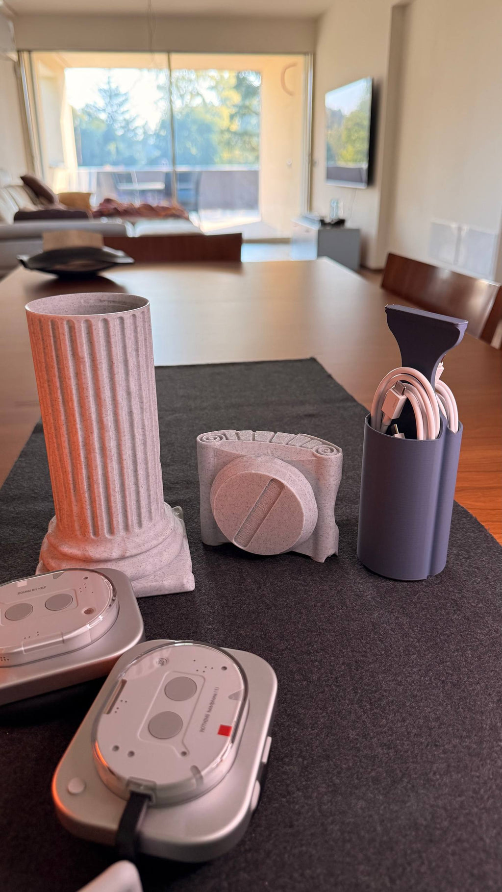 Music Pillar Heahphone Holder