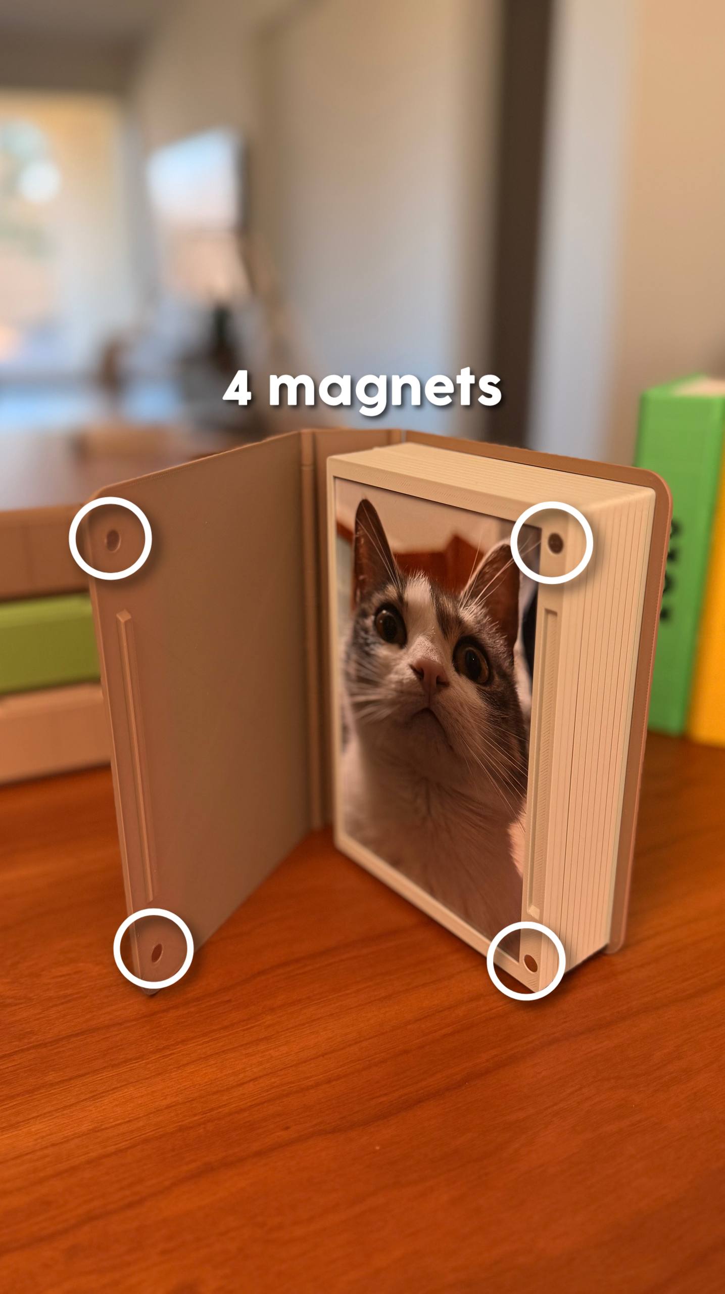 Year in Review Photo Album — Interactive Sliding 4x6 Memory Display (Holds 12)