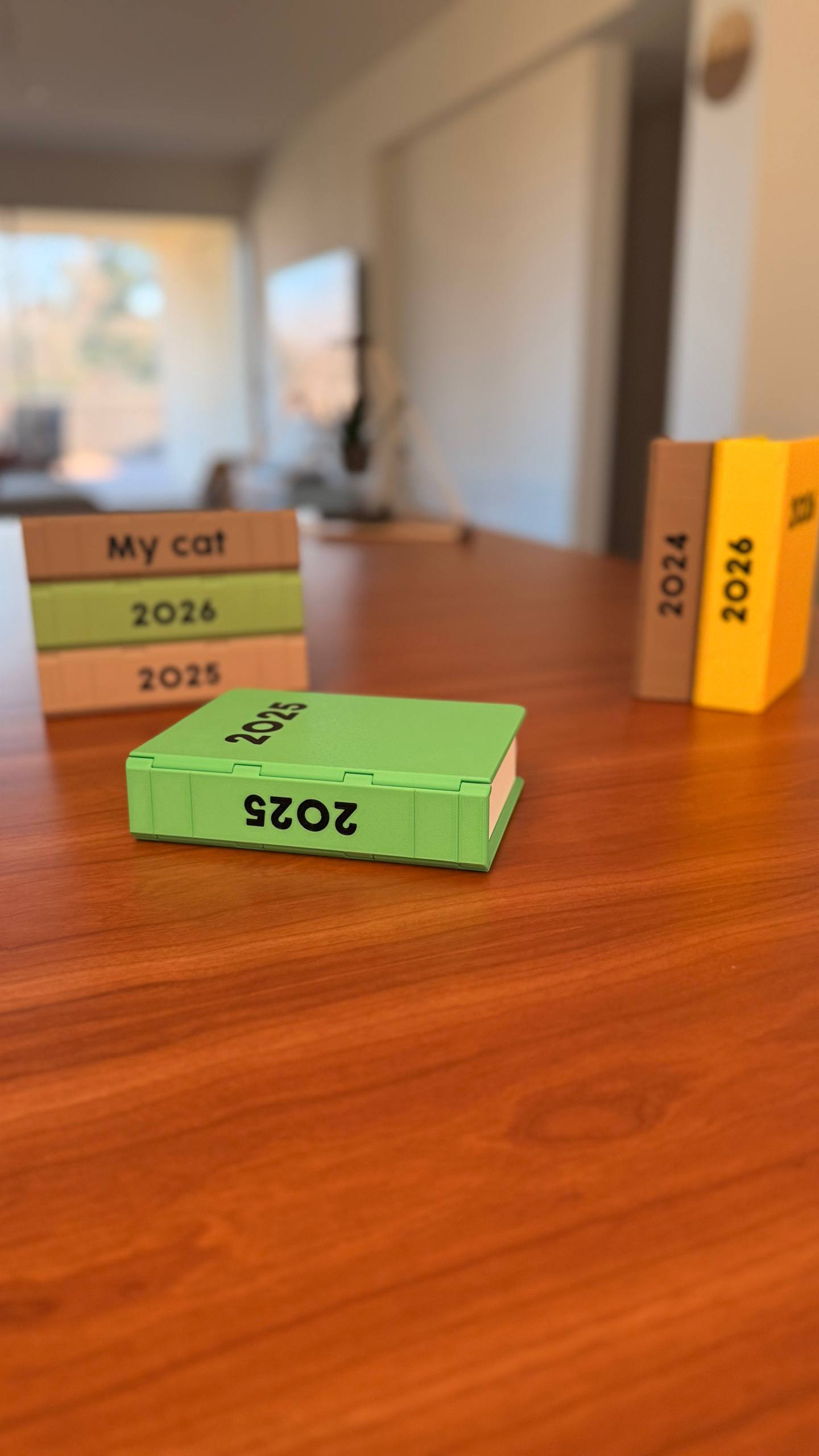 Year in Review Photo Album — Interactive Sliding 4x6 Memory Display (Holds 12)