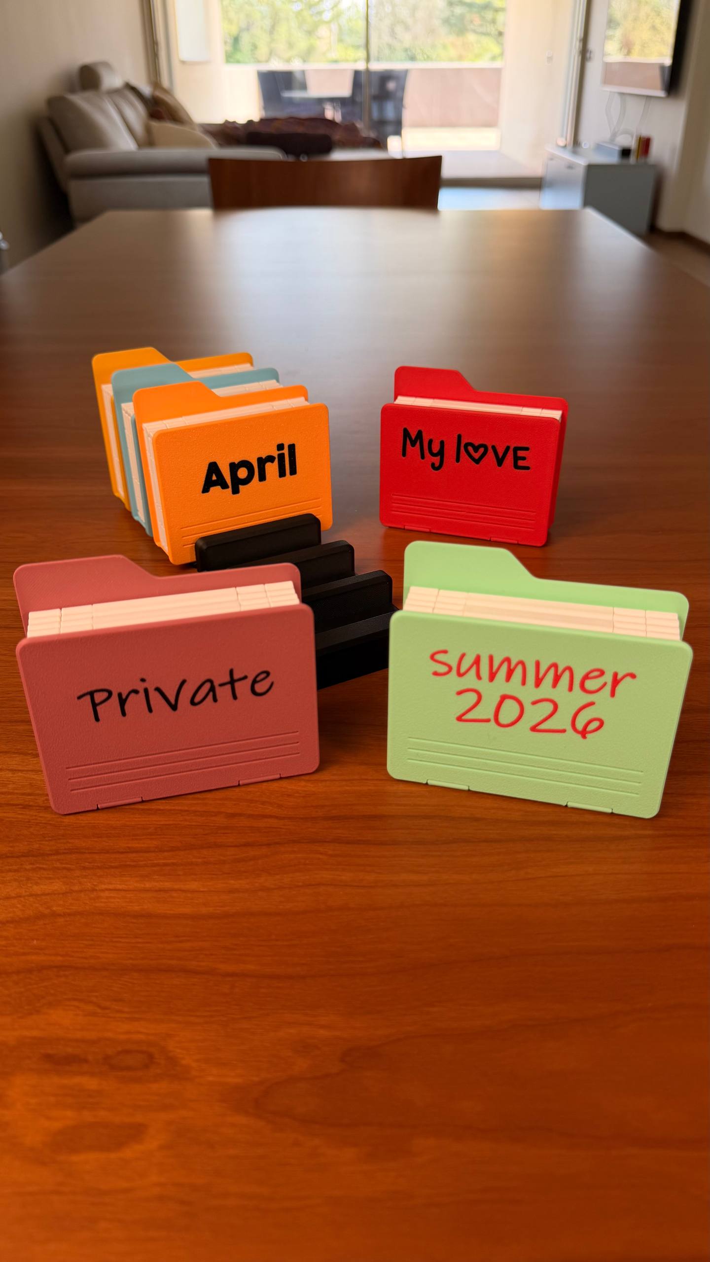 Open Folder - Desktop Instant Photo Album w/Base